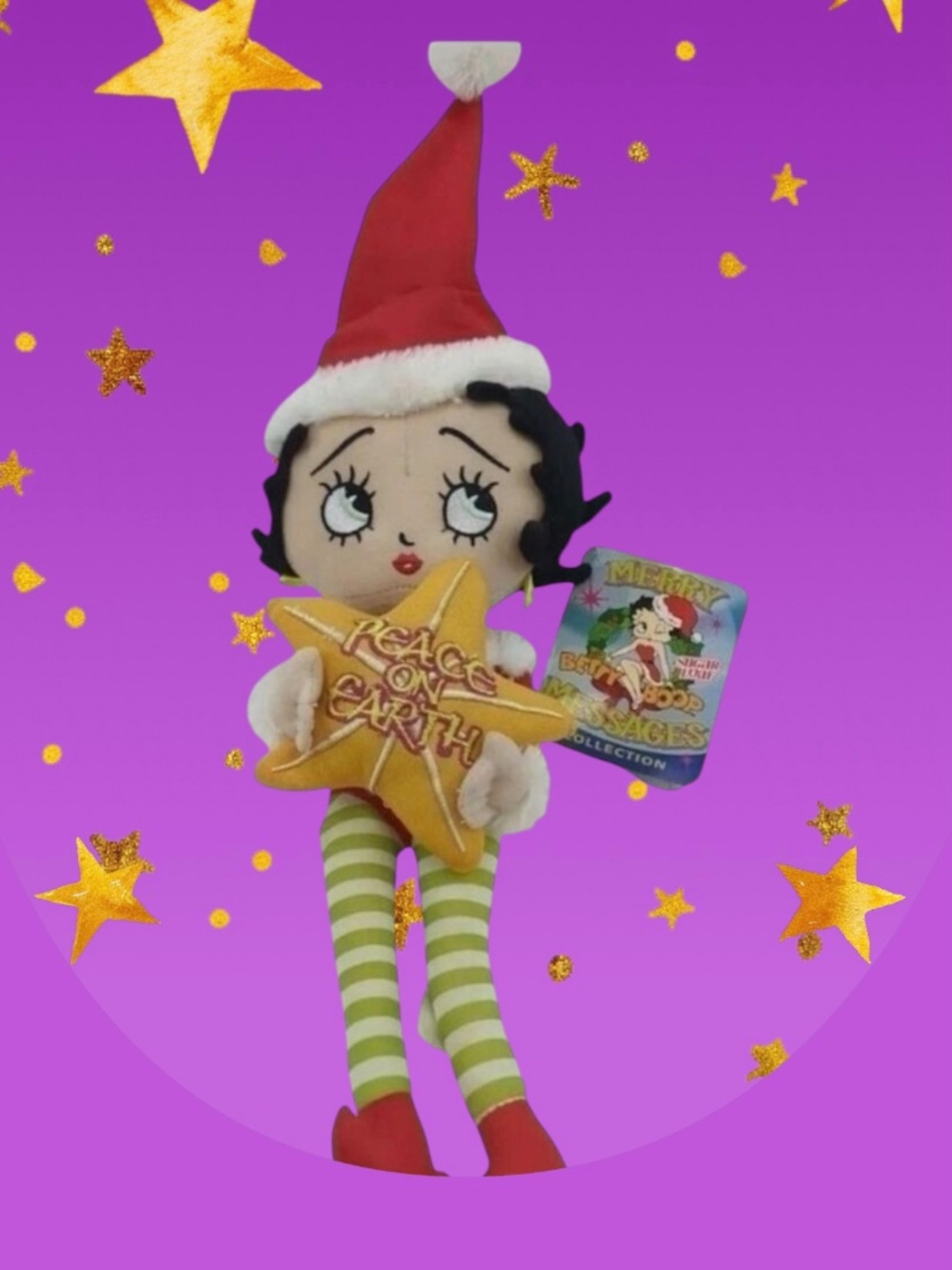 Sugarloaf Betty Boop Christmas Plush Doll